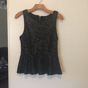 Sequin peplum top